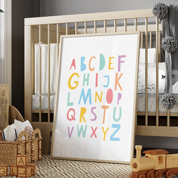 Alphabet Playroom Poster | Unframed