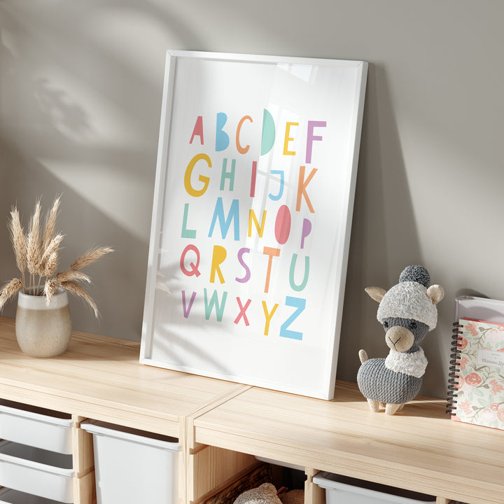 Alphabet Playroom Poster | Unframed