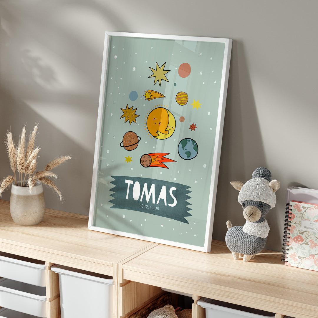 Personalized Space Poster | Unframed