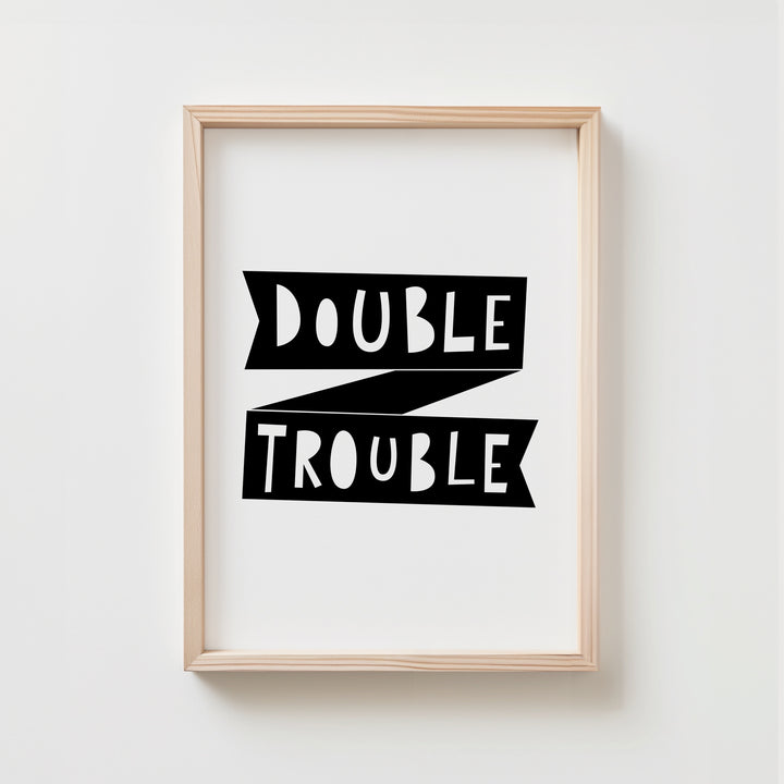 Double Trouble Kids Poster | Unframed