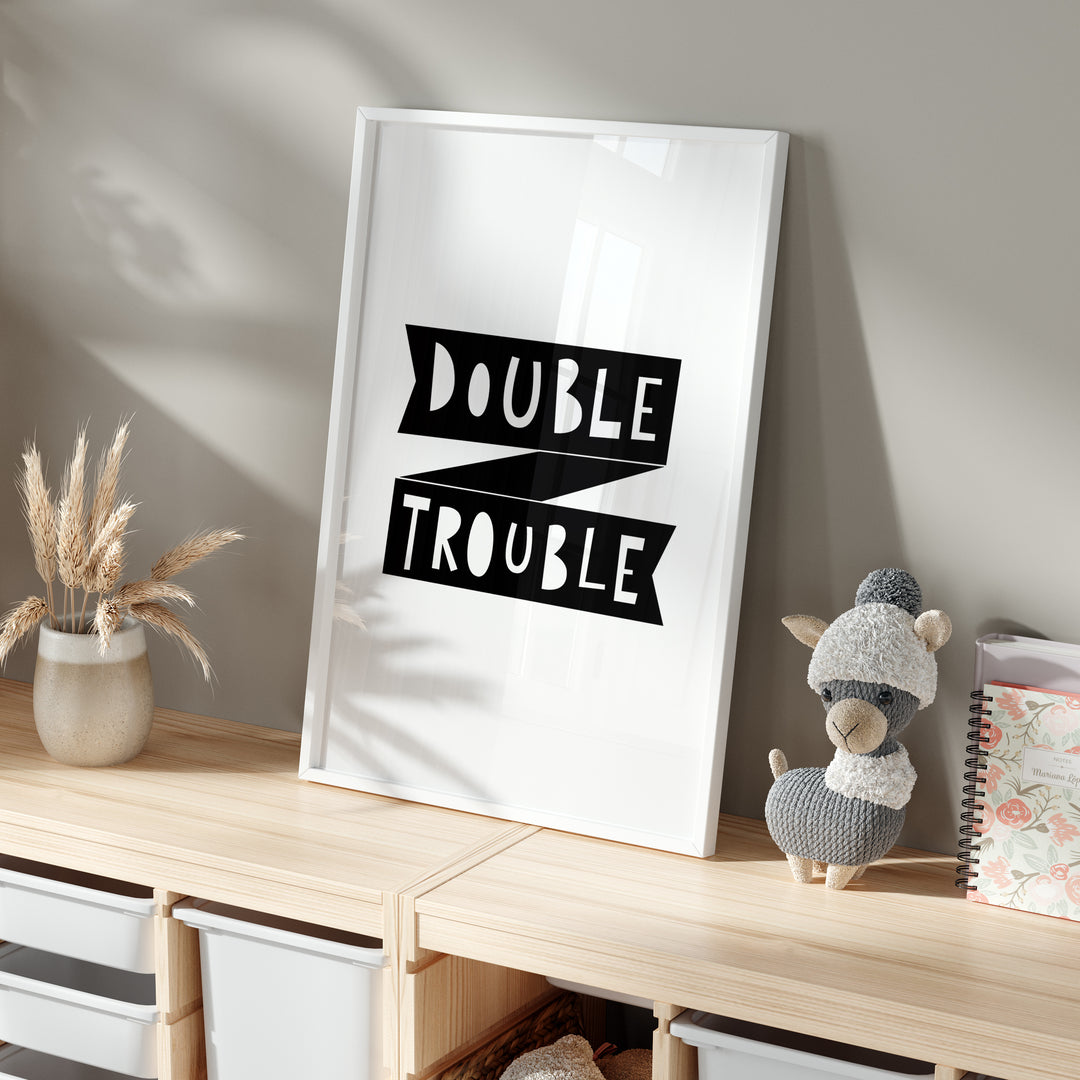 Double Trouble Kids Poster | Unframed